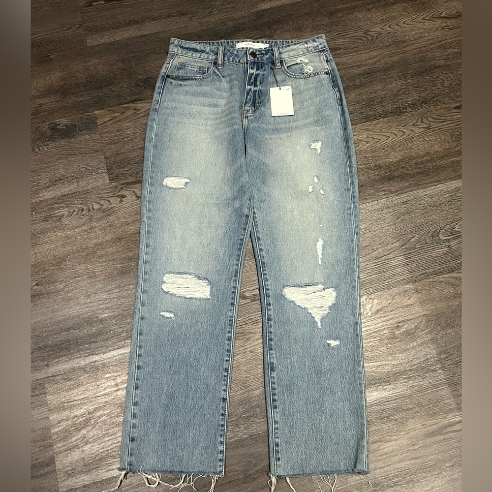 Tracy high rise Straight crop jeans